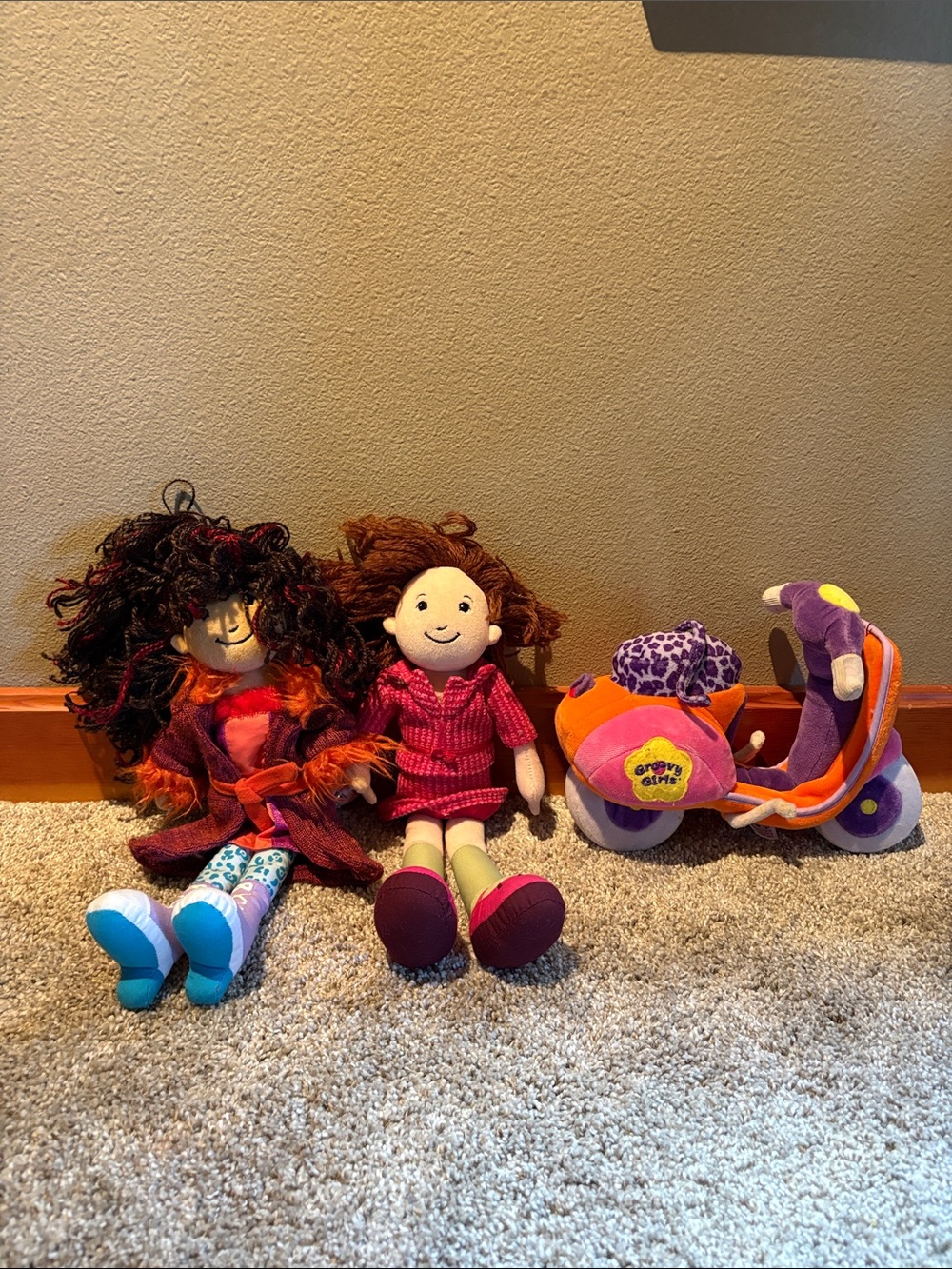 Vintage 90s/00s  Groovy Girls Doll Set with Toy Scooter LIKE NEW with extras